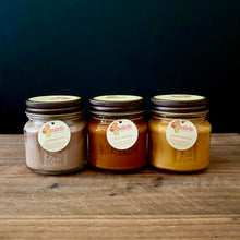 Load image into Gallery viewer, Light The Way Home 8 Ounce Homespun Candle Trio - Fall &amp; Holiday Scents
