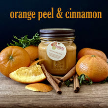 Load image into Gallery viewer, Orange Peel and Cinnamon scented candle. One of our best sellers!
