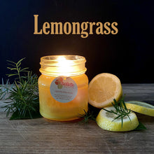 Load image into Gallery viewer, Lemongrass scented candle
