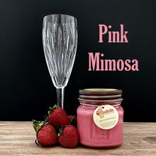 Load image into Gallery viewer, Pink Mimosa scented candle
